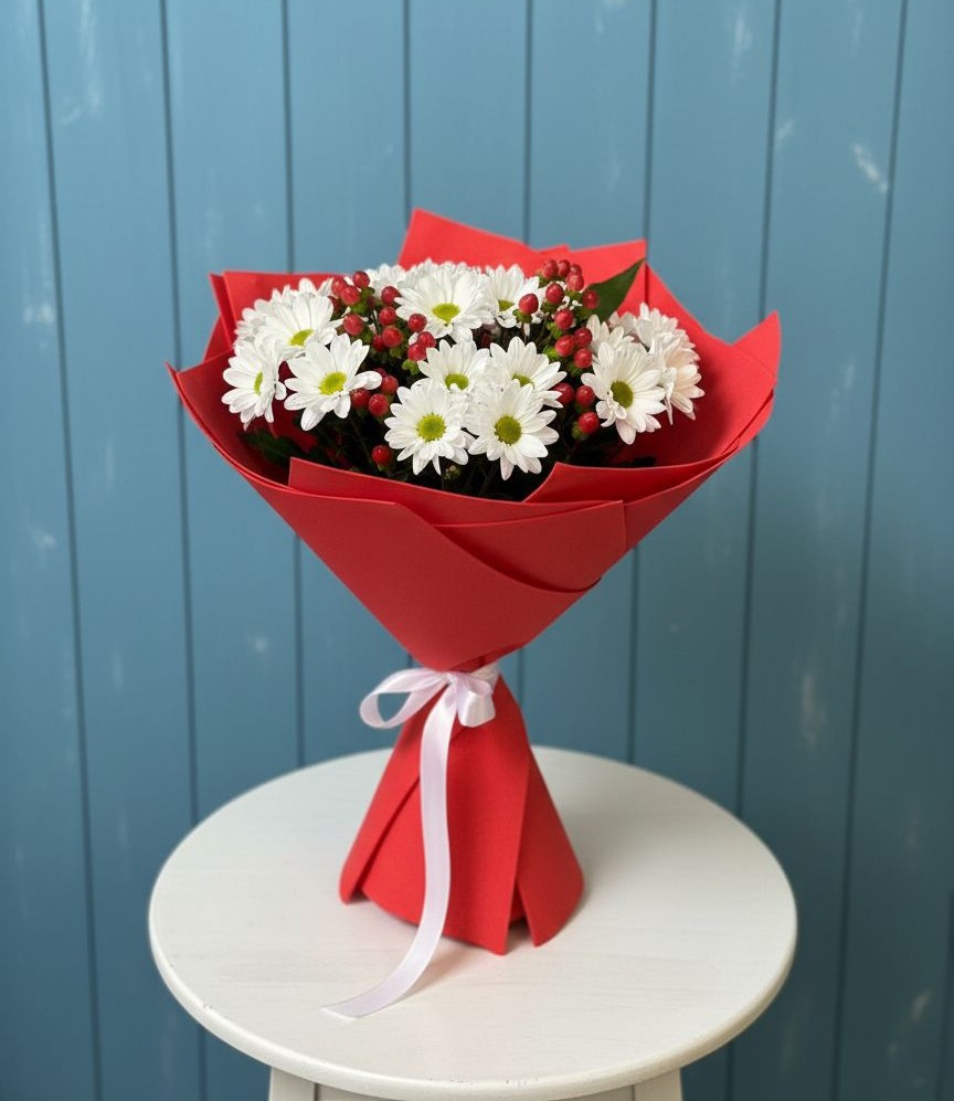 Букет цветов из: Хризантемы в Маслянино