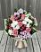 Букет цветов из: Альстромерии, Гвоздики, Розы и Хризантемы в Маслянино