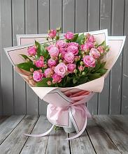 Букет Розовый кустик в Маслянино