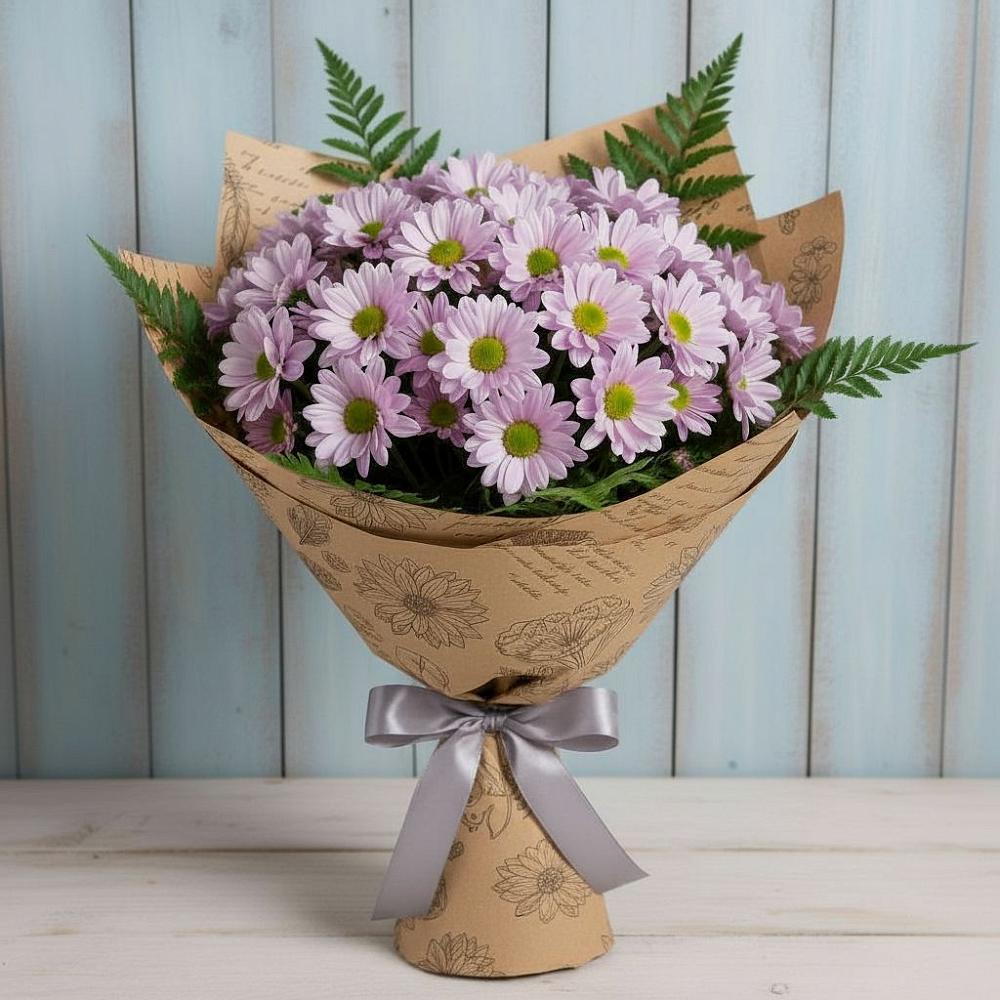 Букет цветов из: Хризантемы в Маслянино