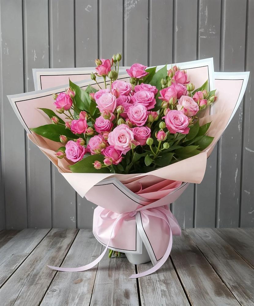 Букет Розовый кустик в Маслянино