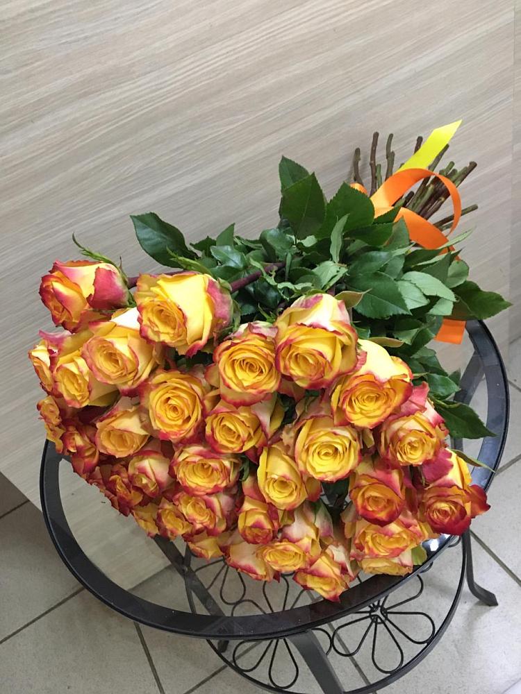 Букет Желтые розы в Маслянино