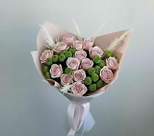 Букет цветов из:  Розы и Хризантемы #REPLACE_PRED# Маслянино