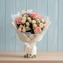 Букет цветов из:  Розы #REPLACE_PRED# Маслянино