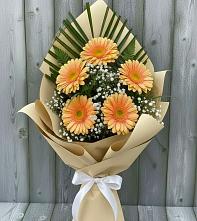 Букет цветов из:  Герберы в Маслянино