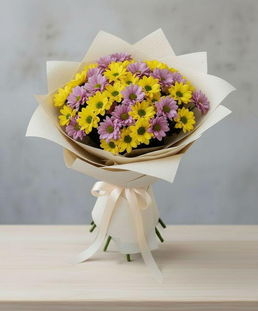 Букет цветов из: Хризантемы в Маслянино